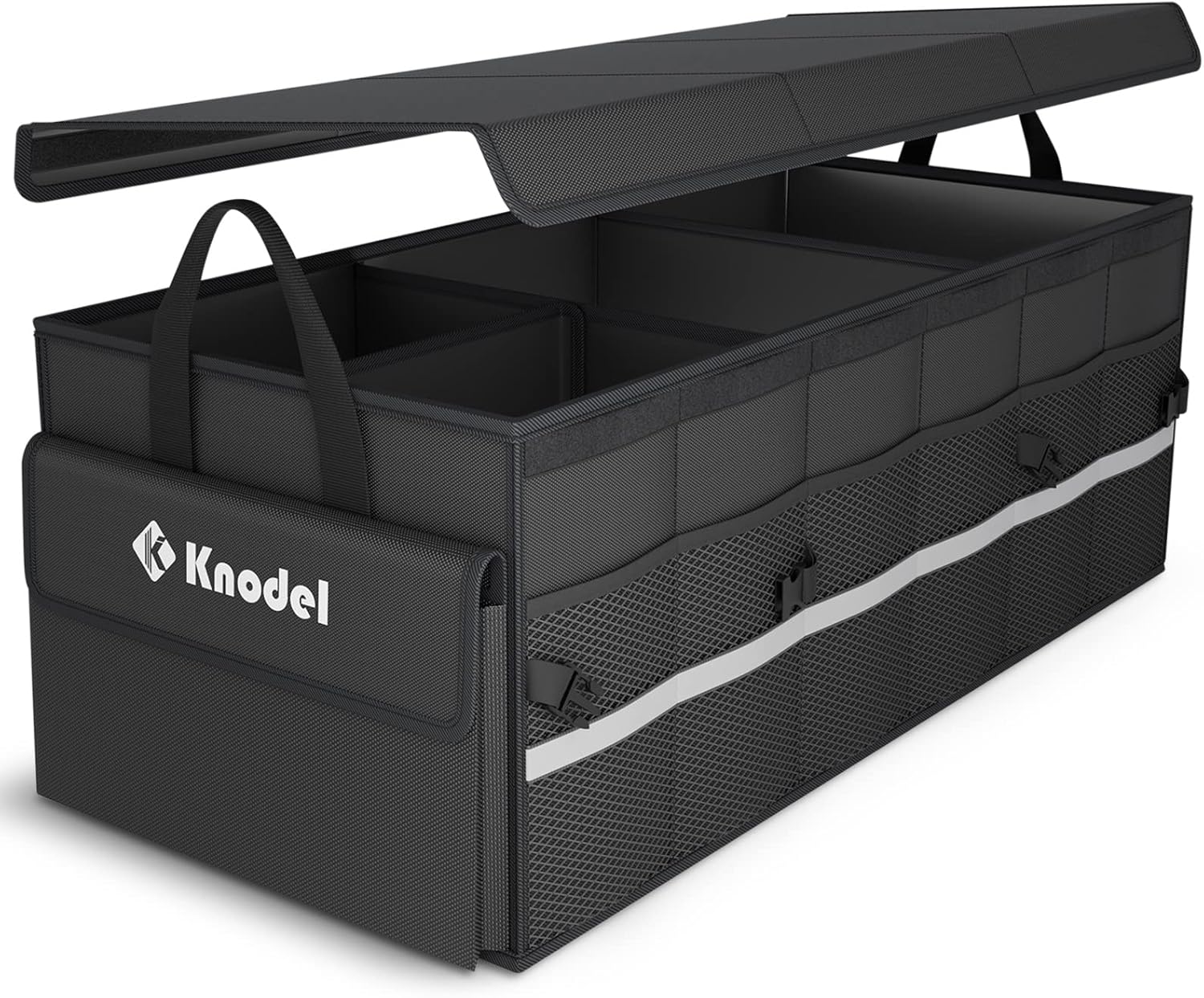 K KNODEL Car Trunk Organizer with Lid for SUVs and Trucks