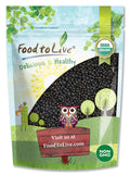 Organic Black Lentils 5 lb Bag - Quick Cooking, High Protein