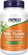 Milk Thistle Extract 750 mg Silymarin Maximum Strength - Liver Support