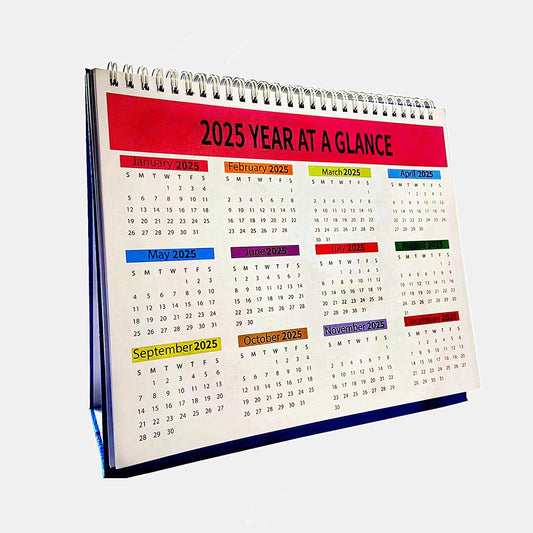 2025 Desk Calendar with To Do List