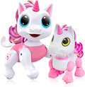 Robo Pets Unicorn Toy 2pk Set - Interactive STEM Robots for Kids