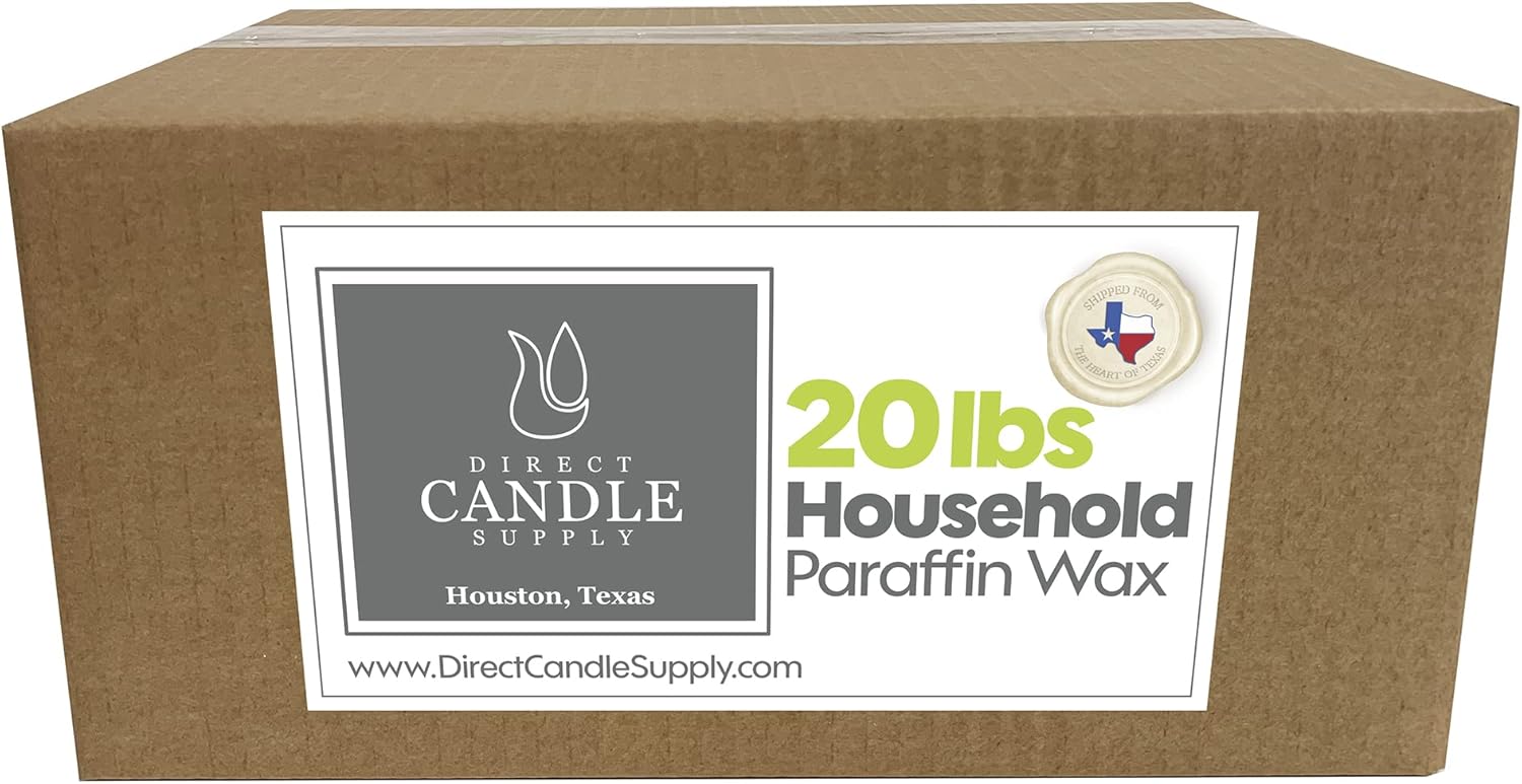 20lb Fully Refined Paraffin Candle Wax for Crafting Projects