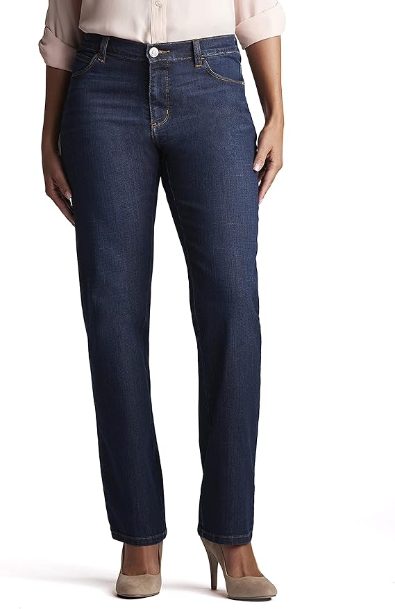 Lee Women's Relaxed Fit Straight Leg Jean for Ultimate Comfort