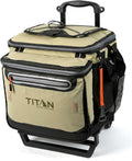 Titan Deep Freeze 60 Can Wheeled Cooler - Collapsible Rolling