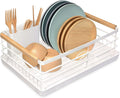 BRIAN & DANY Dish Drying Rack - Compact Stainless Steel Dish Drainer