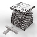 Rayson Heavy Duty Staples 1/4 in Leg - 10,000 Pack