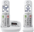 Panasonic Cordless Phone with Large Display and Big Buttons - Easy
