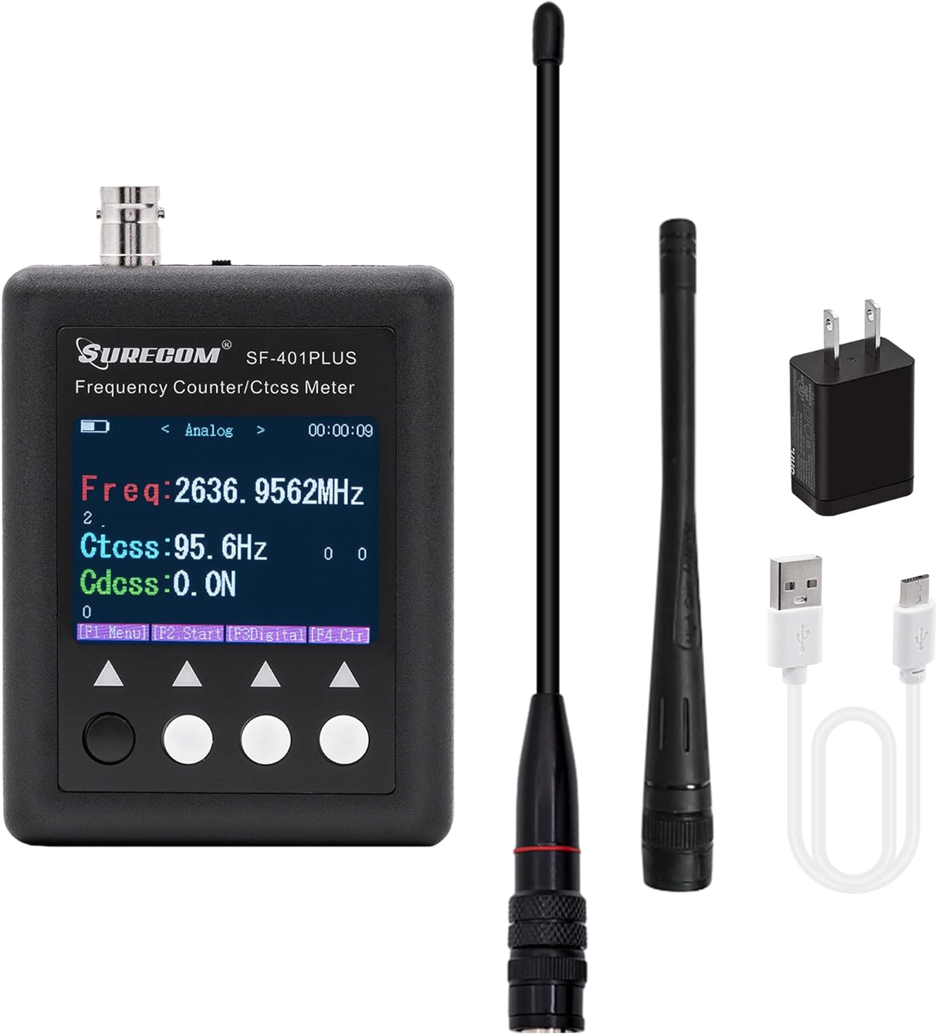 Mcbazel Surecom SF401 Plus Portable Frequency Counter Meter