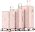 Nazhura Luggage Set 3-Piece Hardside Suitcase Set - Durable Spinners