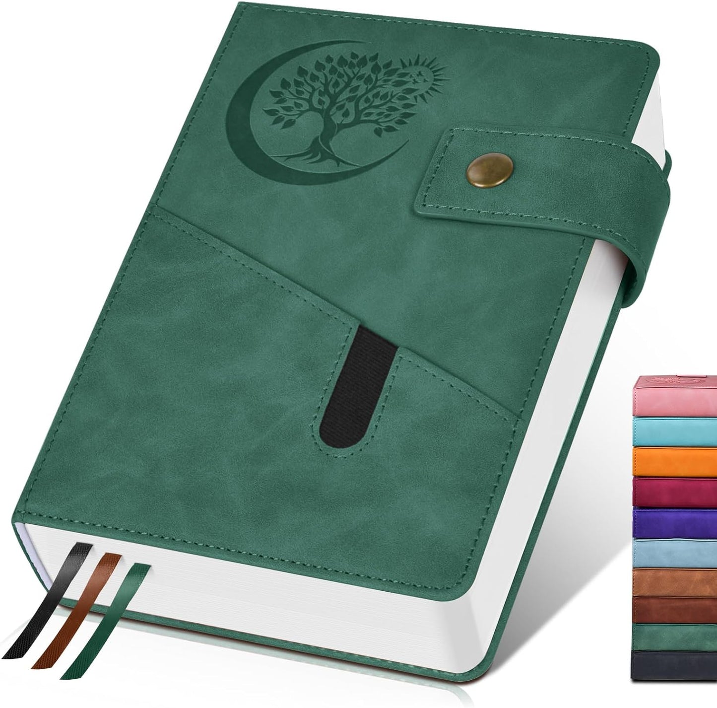 Premium Leather Journal Notebook A5 - Thick Pages, Multi-Use - PAIBAS