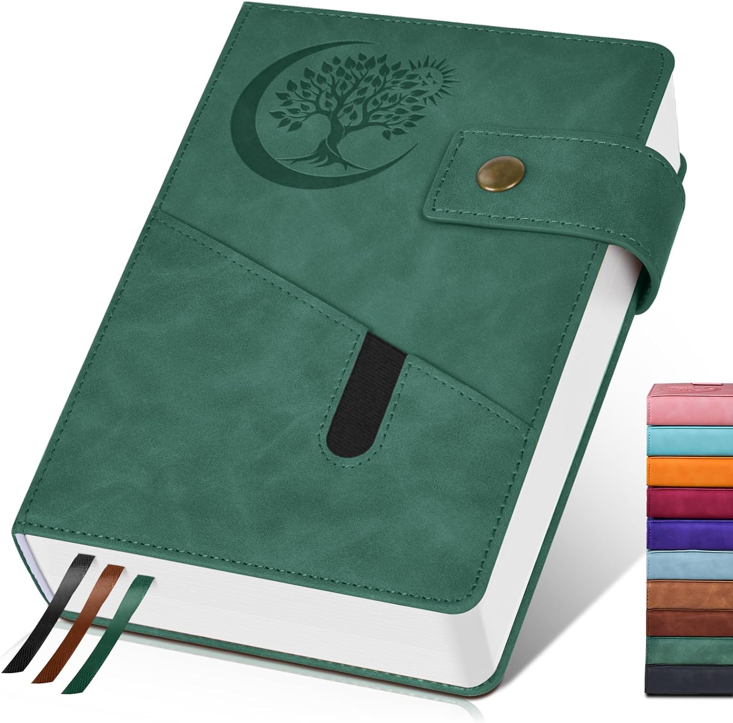 Premium Leather Journal Notebook A5 - Thick Pages, Multi-Use - PAIBAS