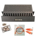 Neat Patch 2U Cable Management Kit 3-Pack with 72 Orange CAT6 Cables