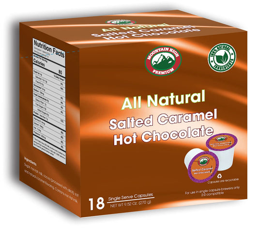 Mountain High All Natural Hot Chocolate - Salted Caramel Cups