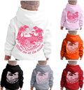 Palm Puff Cute Hoodies for Teen Girls Pink Puff Graphic Sweatshirts