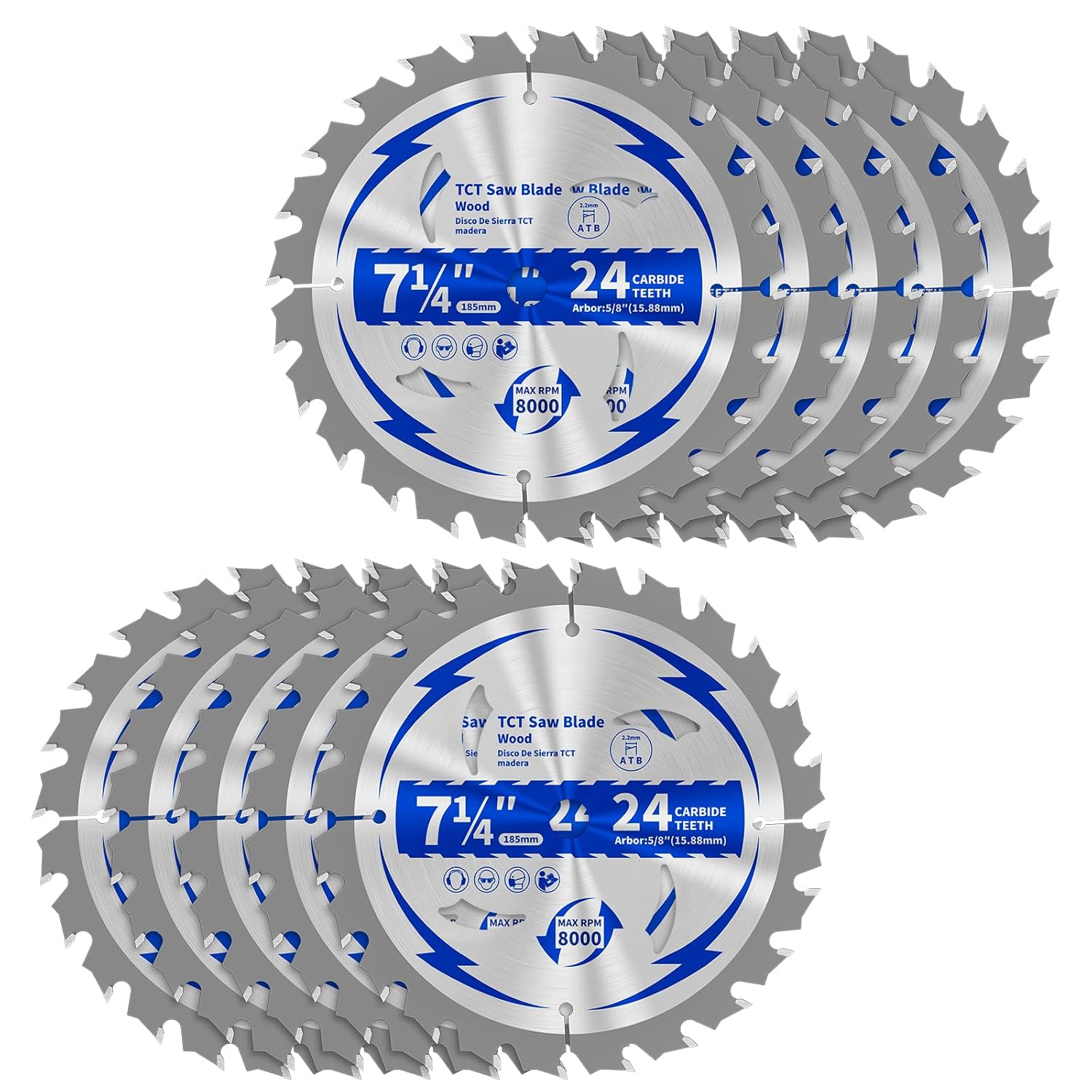 Revvstark 10 Pack 7-1/4 Inch Circular Saw Blades Review