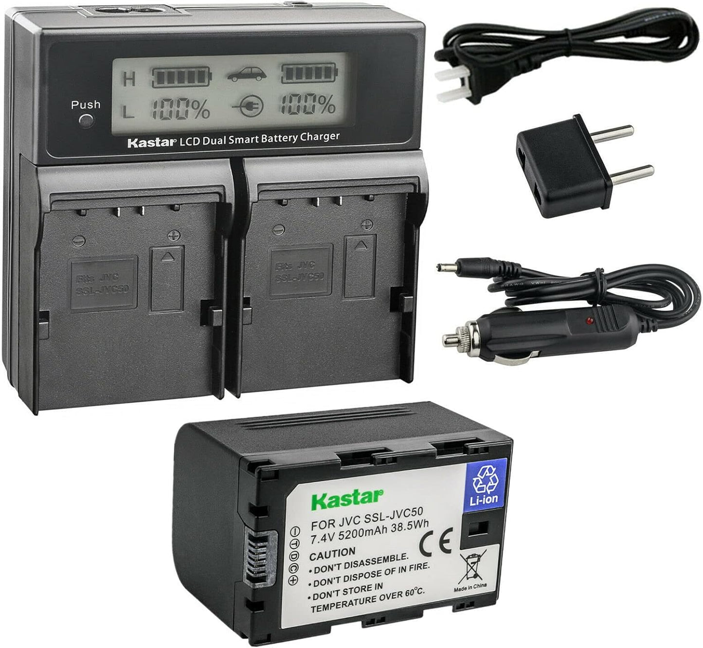 Kastar 1-Pack SSL-JVC50 Battery and CH04 Charger Review