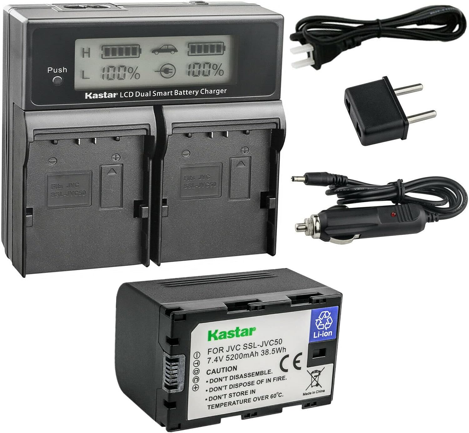 Kastar 1-Pack SSL-JVC50 Battery and CH04 Charger Review