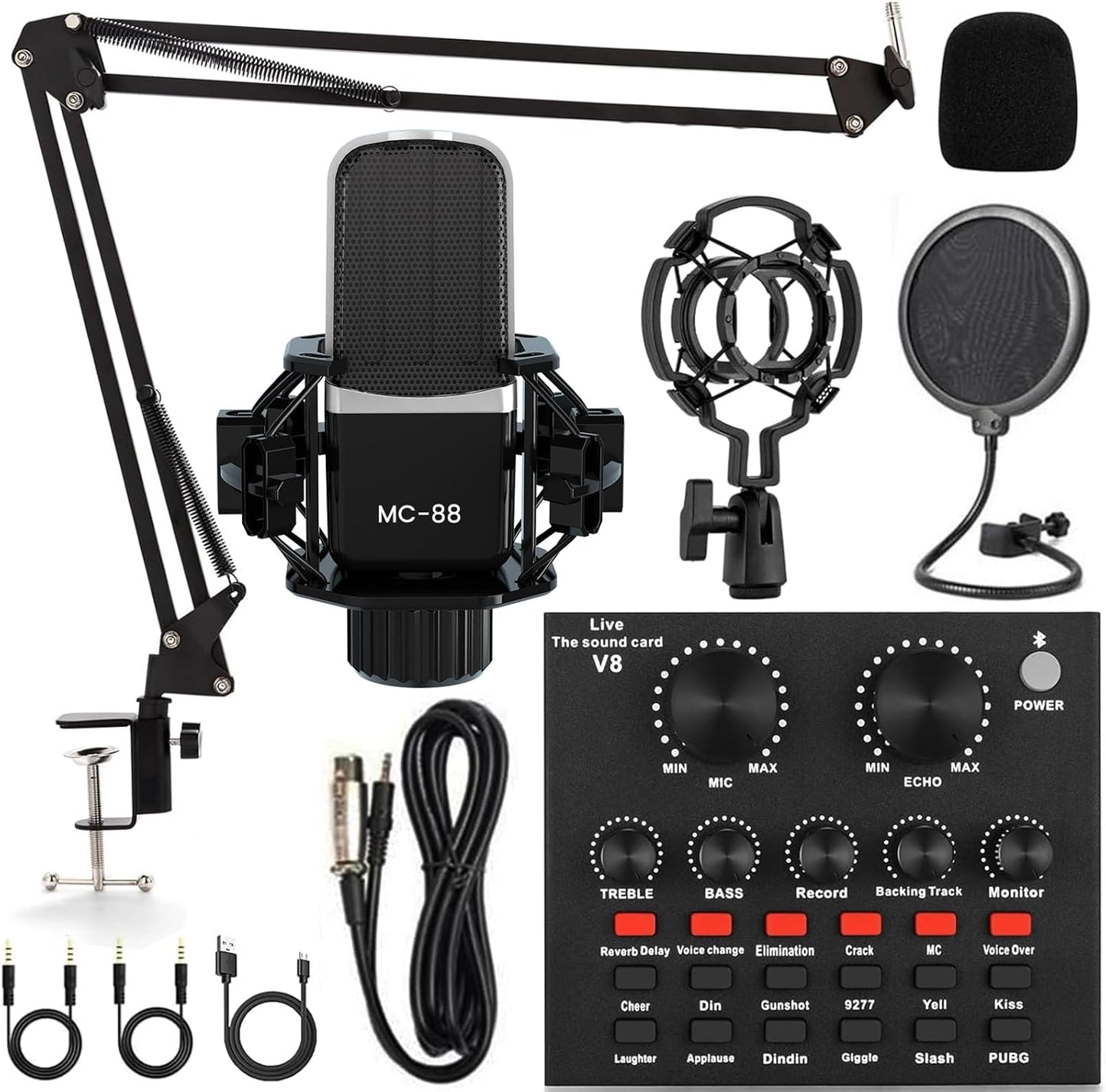 Podcast Equipment Bundle for Streaming, Recording, and Gaming