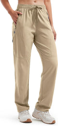 Libin Women's Hiking Pants Lightweight Quick Dry Cargo (Style DDSF)