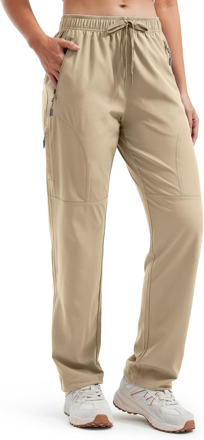Libin Women's Hiking Pants Lightweight Quick Dry Cargo Pants