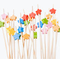 Star Shaped Cocktail Picks - Elegant 4.7 Party Decor
