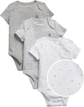GAP unisex-baby 3-pack First Favourite Short Sleeve