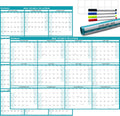32 in x 48 in Exellewis 2026 Wall Calendar Erasable - Large Yearly
