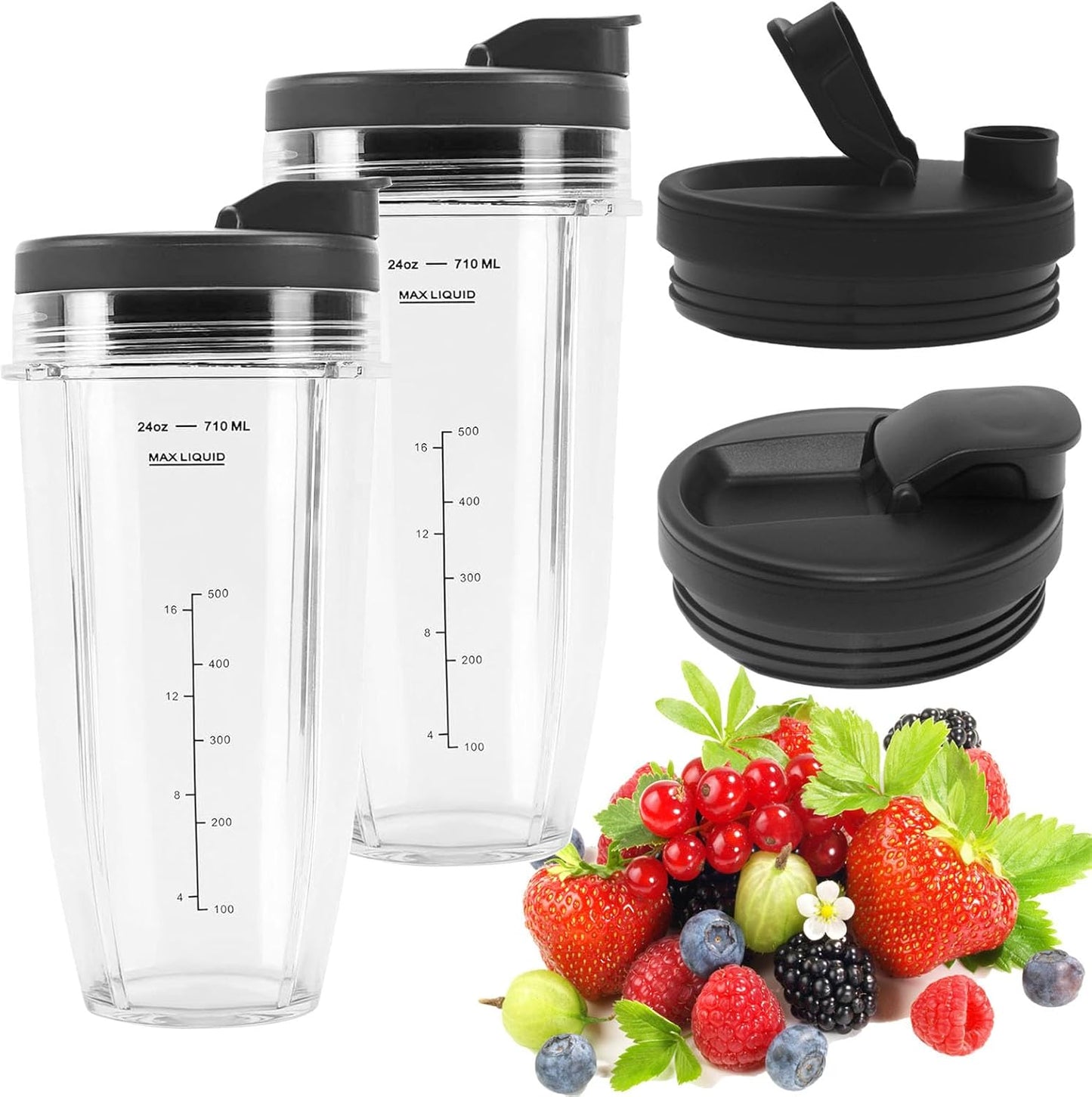 24oz Ninja Blender Cups - Sip & Seal Lid