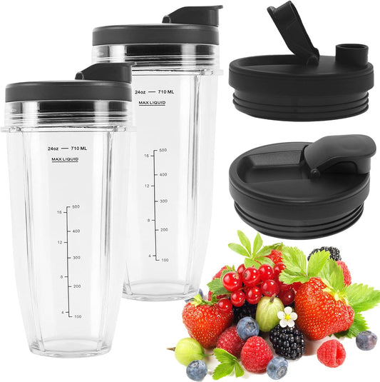 24oz Ninja Blender Cups - Sip & Seal Lid