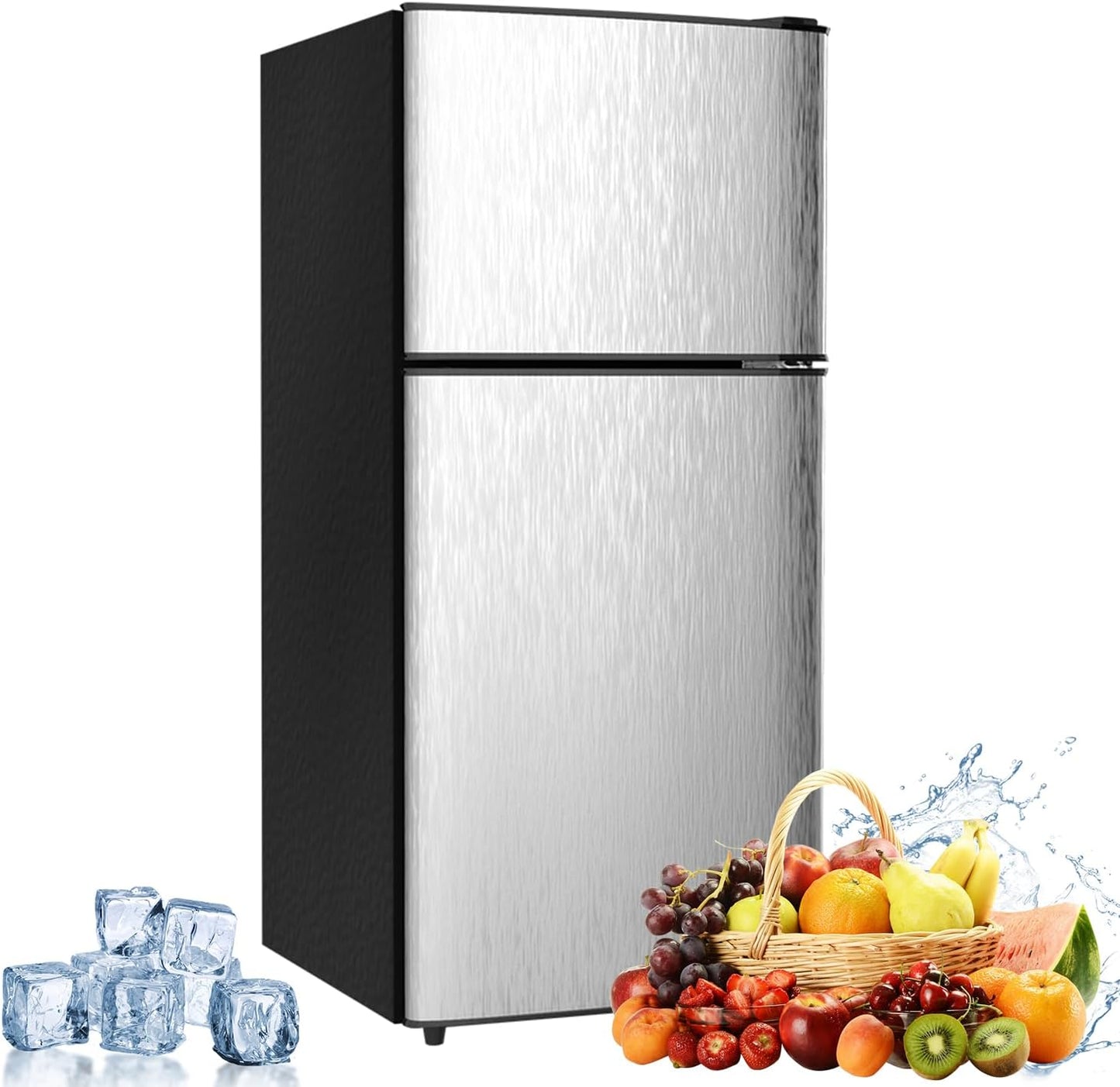 Mini Fridge with Freezer: Compact 3.2 cuft Refrigerator