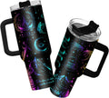 34HD Literature Tumbler with Handle & Straw for Book Lovers