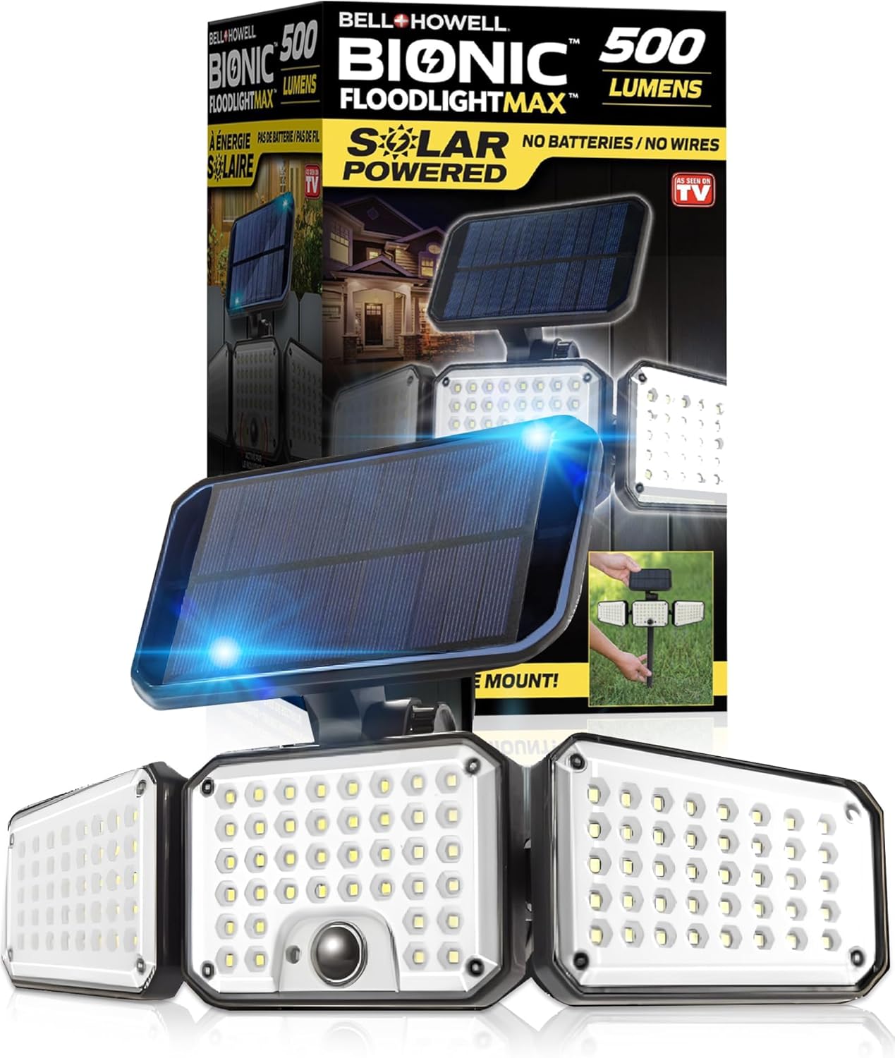 Bionic Flood Light with Motion Sensor for Ultimate Security