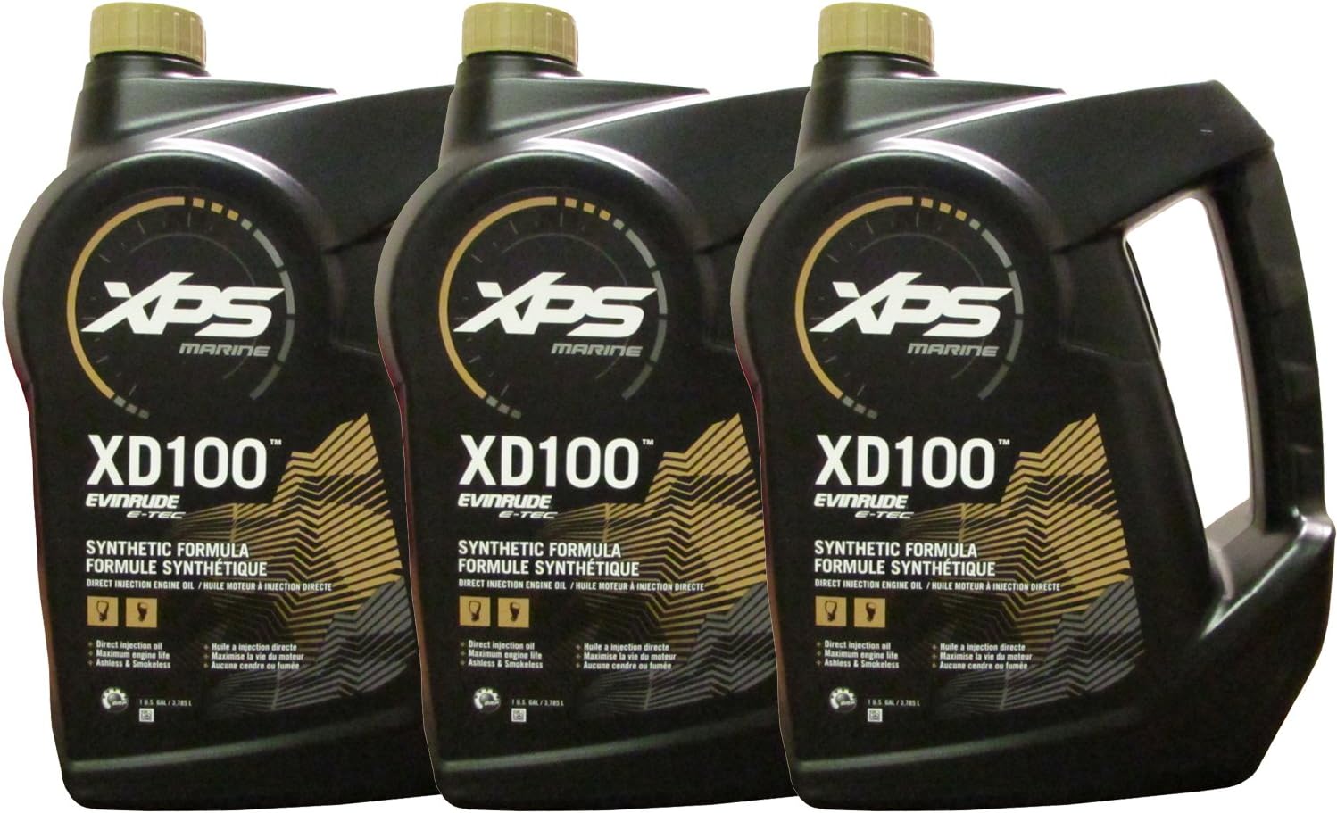 Johnson Evinrude/OMC XPS Marine XD100 Oil 3 Pack for Engines
