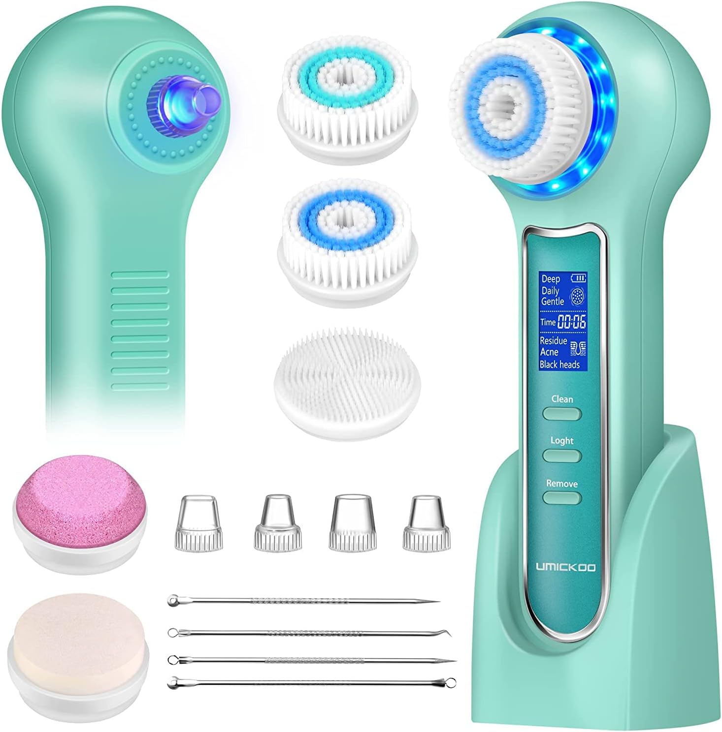 Face Scrubber Exfoliator with LCD Screen for Deep Cleansing