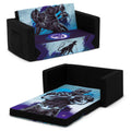 Black Panther Cozee Flip-Out Sofa with Memory Foam - Convertible Kids