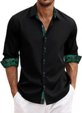 Stylish Men's Long Sleeve Casual Shirt from DiBanGu