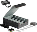 Magnetic Leather Trading Card Storage Box - High Capacity Deck Case