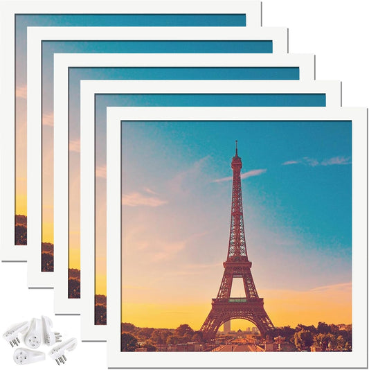 14x14 Picture Frame Set of 5 for Home and Office Decor