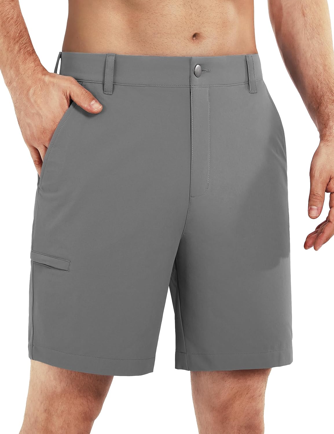 Men's Golf Shorts Stretch Quick Dry Water Resistant 6 Pockets