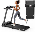 KEY2FUN Treadmill for Home - Compact Folding Walking Pad with Handle