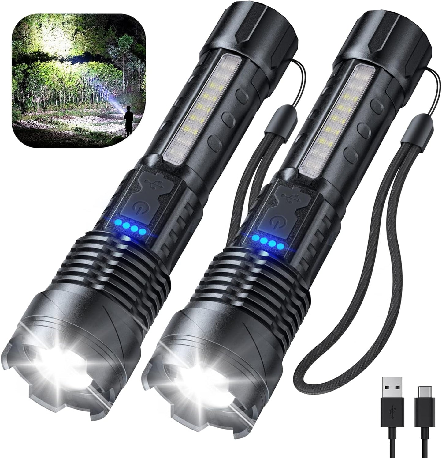 Cinlinso Super Bright Flashlights 990K Lumens