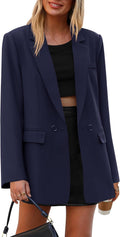 Blazers for Women Business Casual Double Breasted Blazer - Timeless
