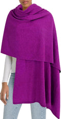 Moss Rose Women's Shawl Wrap Poncho Ruana Cape - Versatile Warm Layer