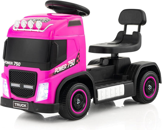 HONEY JOY Electric Ride on Push Car for Toddlers with Music