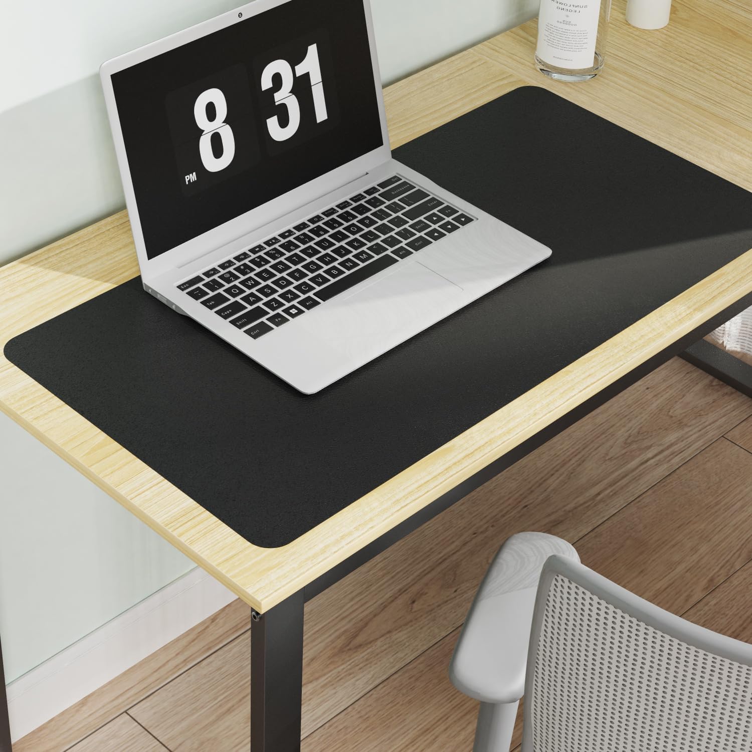 Black Plastic Table Cover Protector for Dining Room and Office