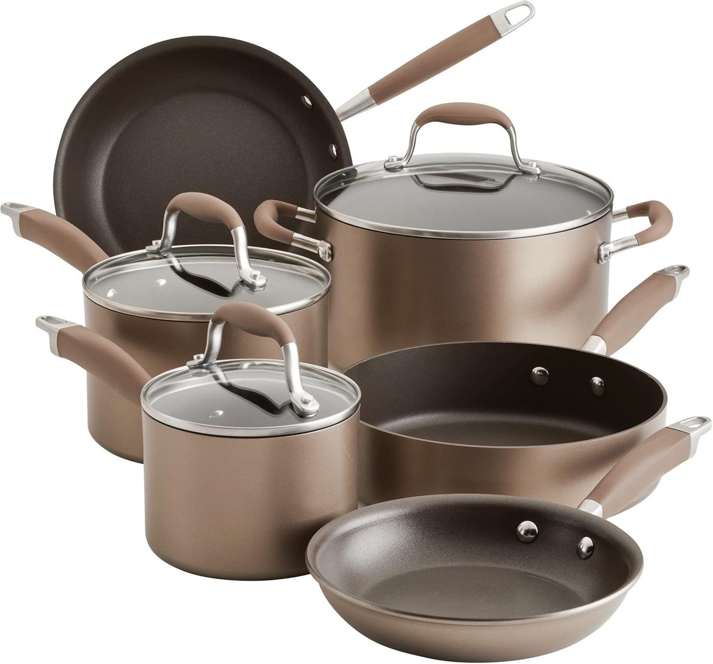 Anolon Advanced Home Cookware Set: Nonstick Pots and Pans