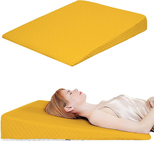 Wedge Pillow for Sleeping, Back Support, and Snoring Relief