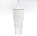 Avalon 26.5in Tall Waterfall Beaded Chandelier for Events