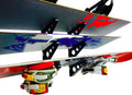 Snowboard Multi Wall Rack - Horizontal 3-Board Storage