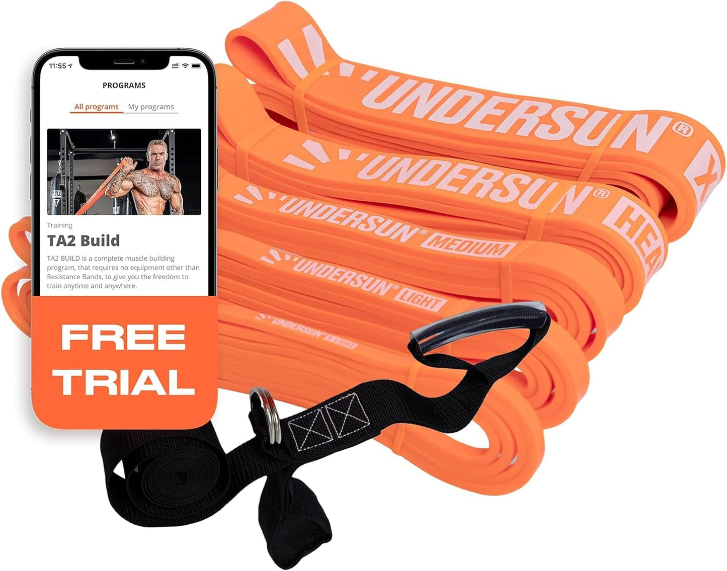 Undersun Resistance Bands for Strength Training and Fitness